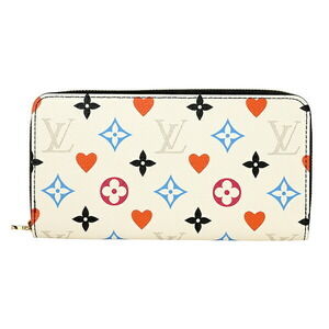 Louis Vuitton Game On Zippy Wallet Long Round Zipper White
